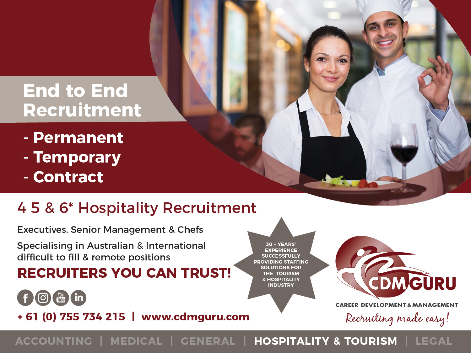 hospitality and tourism jobs near me